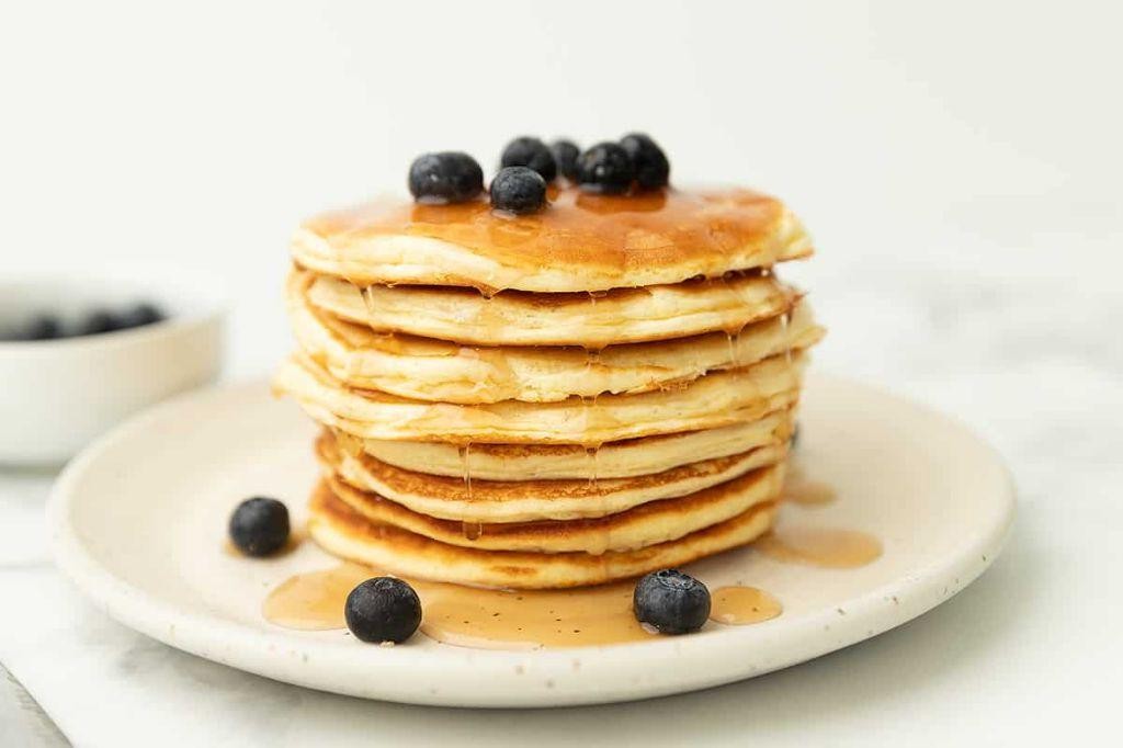 Ghost Oreo Protein Pancakes