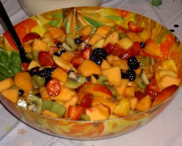 Ginger Lime Easter Fruit Salad with Pears and Apples