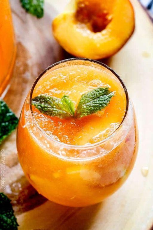 Ginger Peach Sparkling Punch