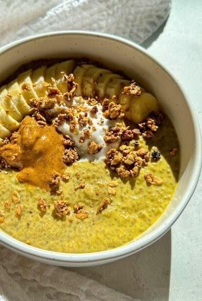 Ginger Turmeric Chia Seed Bowl