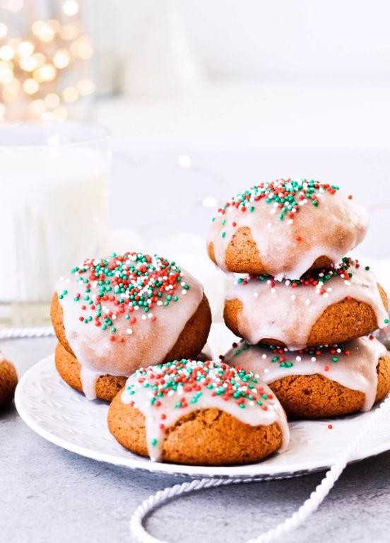 Glazed Christmas Cookies