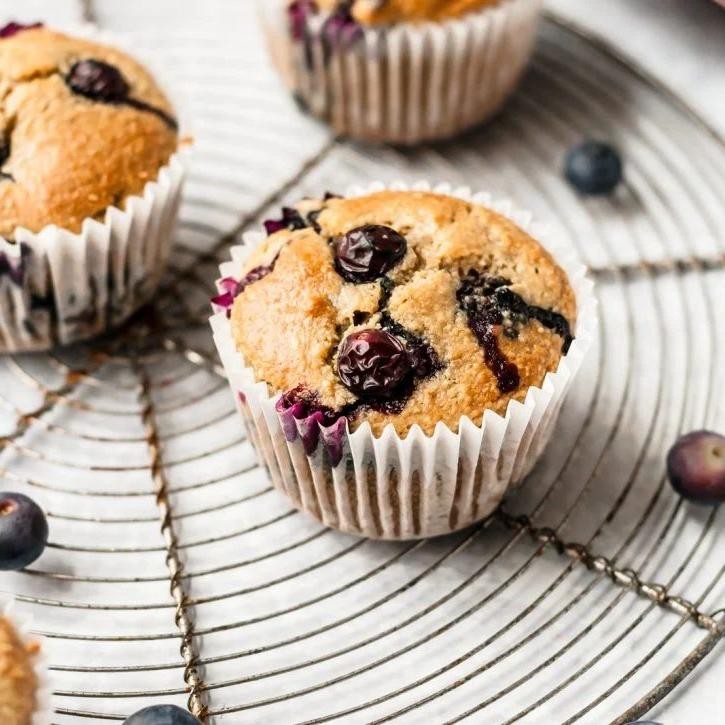 Gluten-Free Blueberry Muffins with Oats