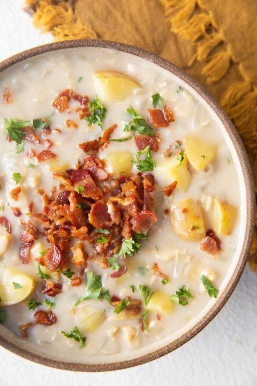 Gluten-Free Clam Chowder with Coconut Milk