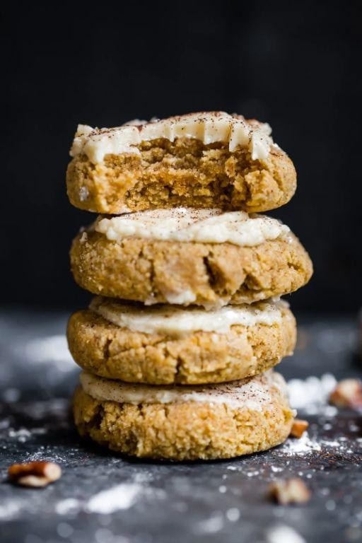 Gluten-Free Pumpkin Cookies with Maple Glaze