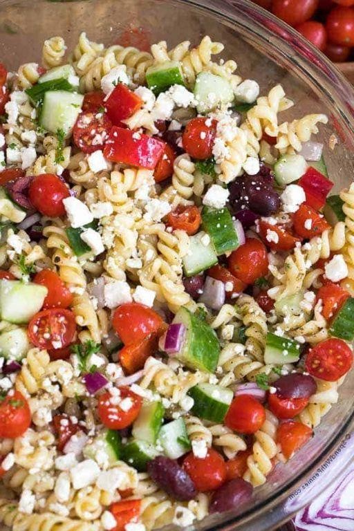 Greek-Inspired Ham and Feta Salad