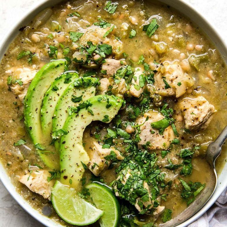 Green Chile Chicken Soup