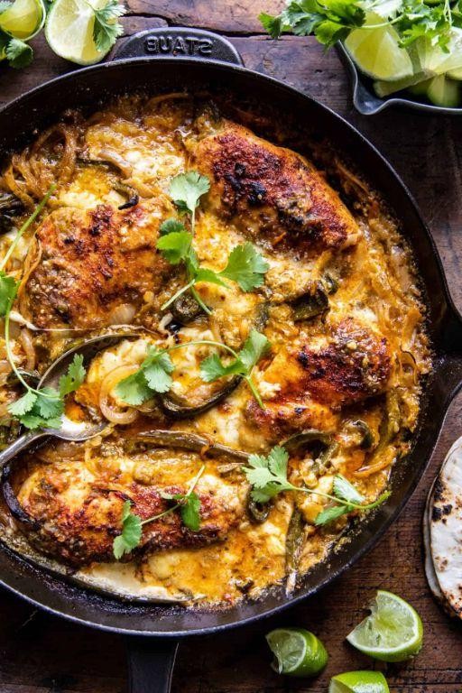 Green Chile and Cheese Chicken Bake