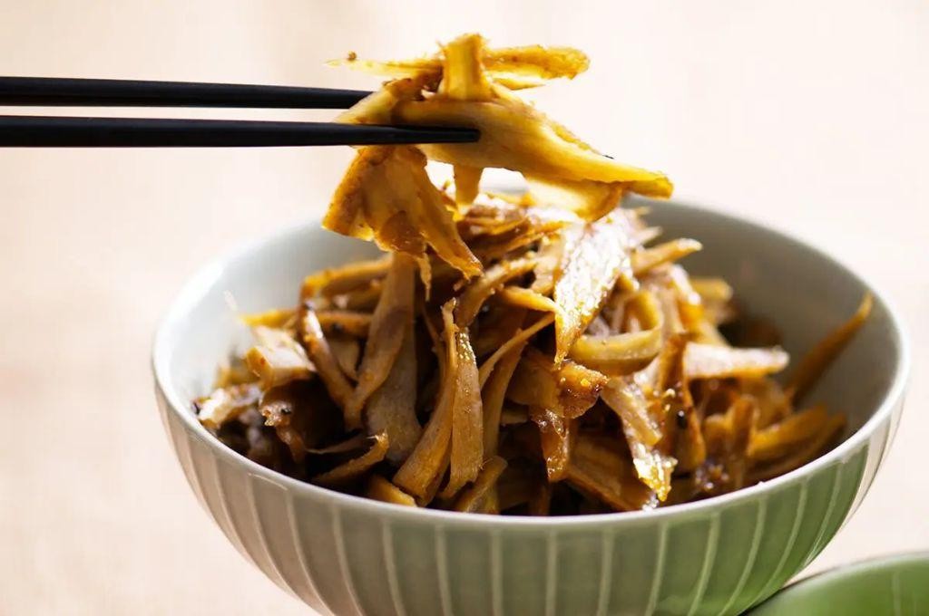 Grilled Burdock Root with Teriyaki Glaze
