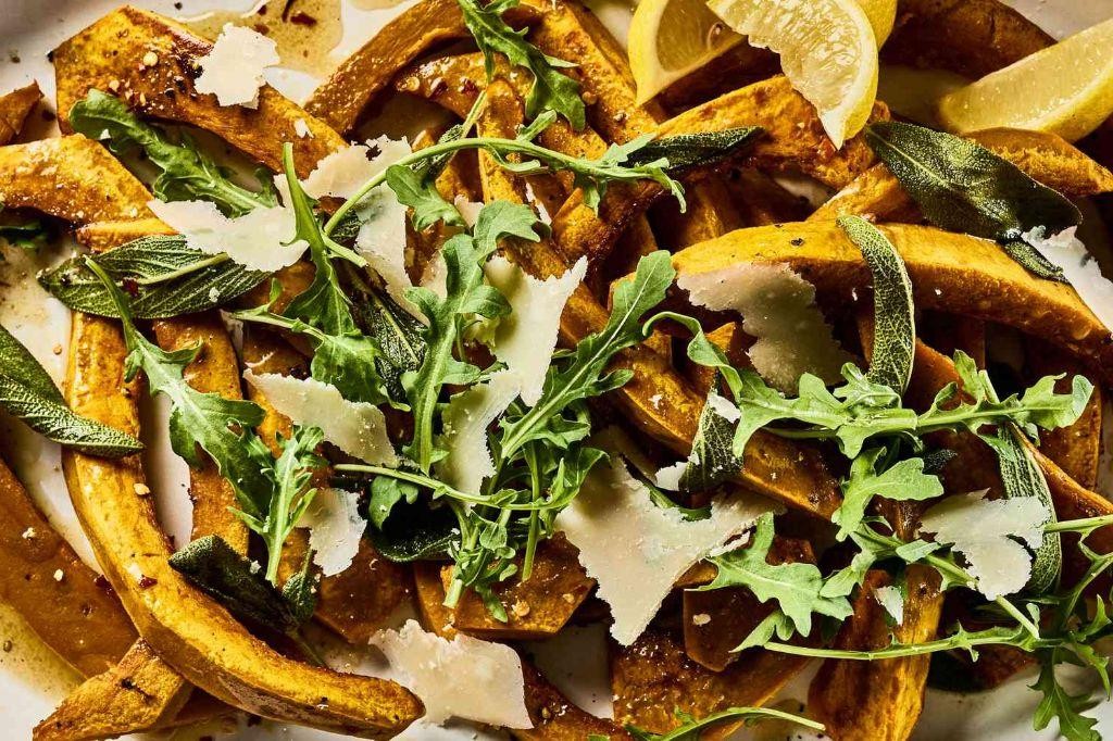 Grilled Hubbard Squash with Herb Butter
