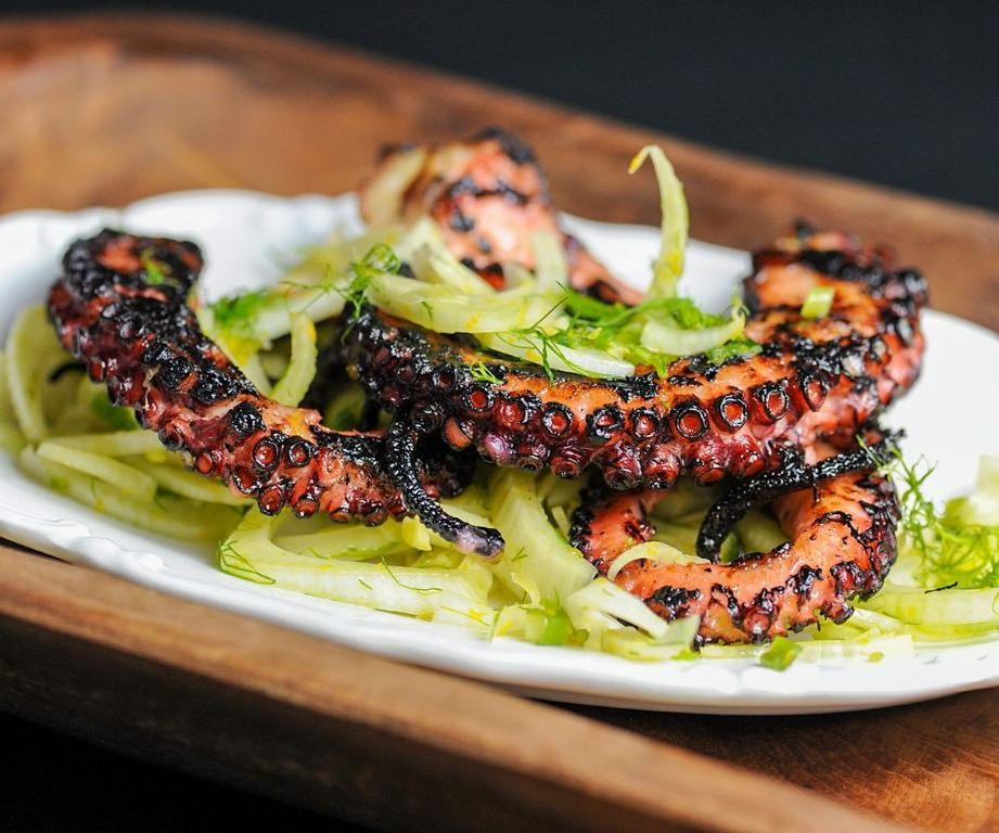 Grilled Octopus Salad with Citrus Dressing