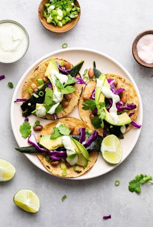 Grilled Pasilla Pepper Tacos