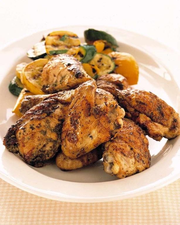 Grilled Tuscan Chicken Thighs with Rosemary