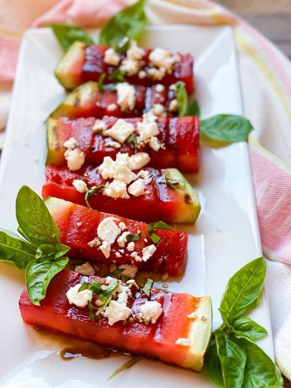 Grilled Watermelon and Feta Salad