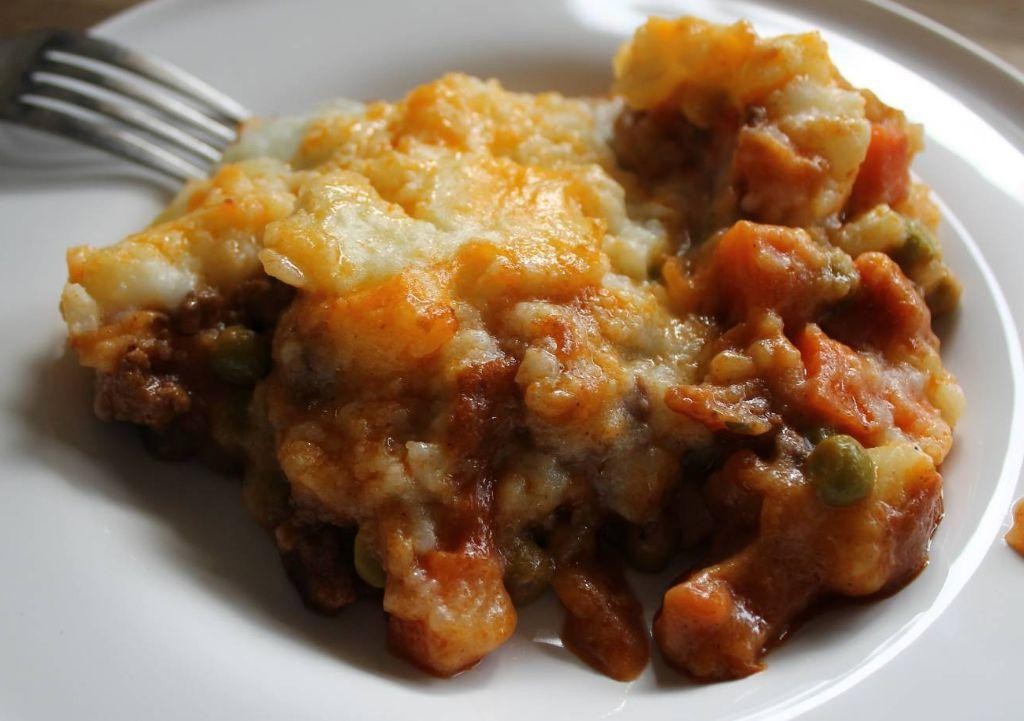 Ground Beef and Shrimp Shepherd
