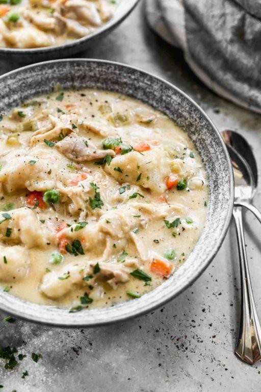 Ground Chicken and Dumpling Soup