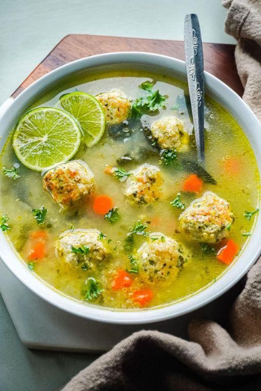 Ground Chicken and Quinoa Soup