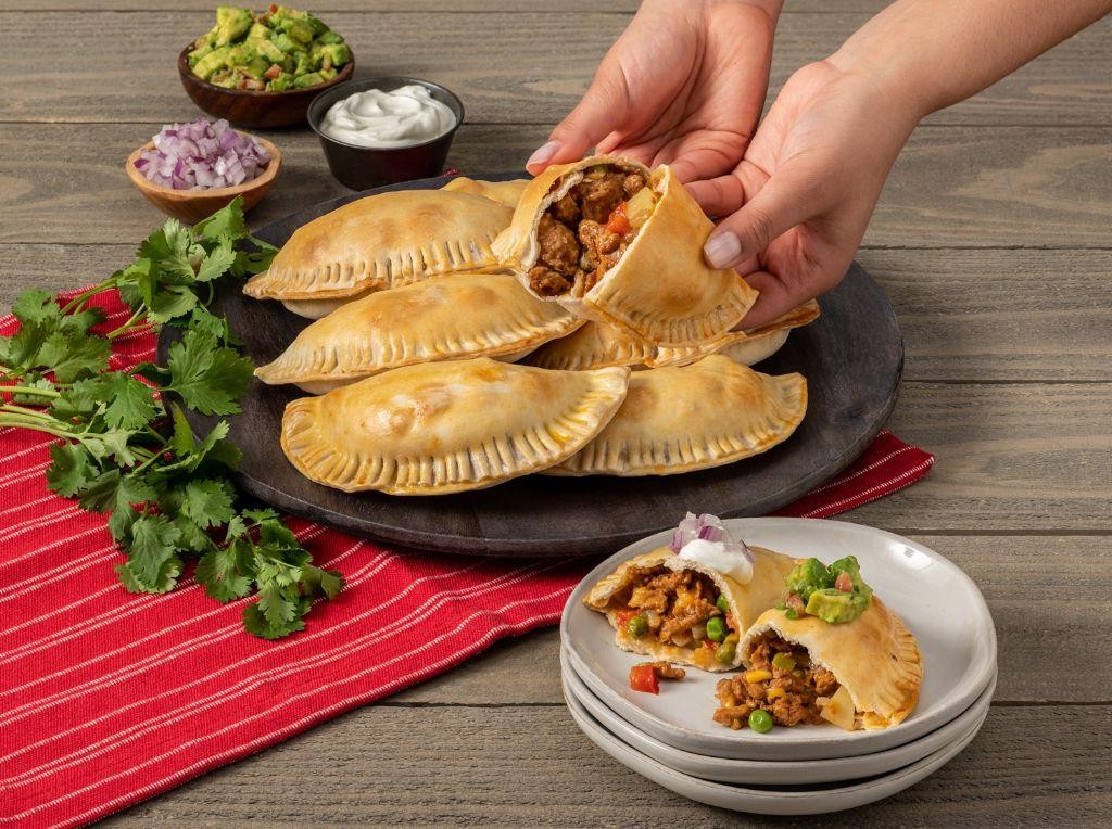 Ground chicken and corn empanadas