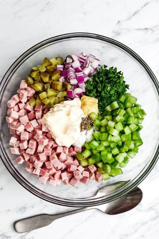 Ham Salad with Dijon and Herbs