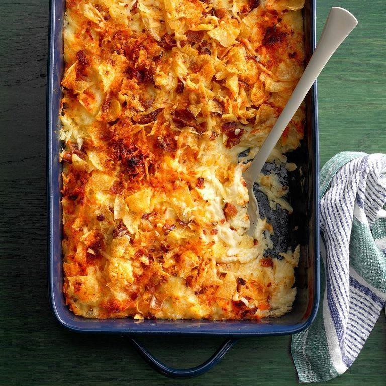 Hashbrown and Sausage Casserole with Pepper Jack Cheese