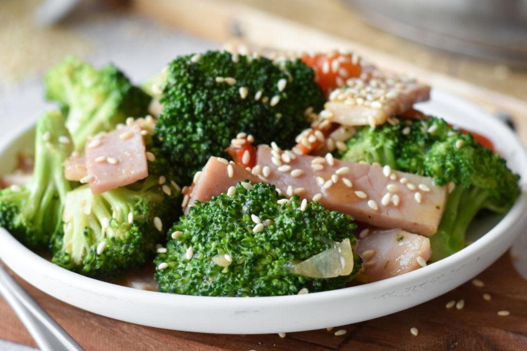 Healthy Ham and Vegetable Stir-Fry