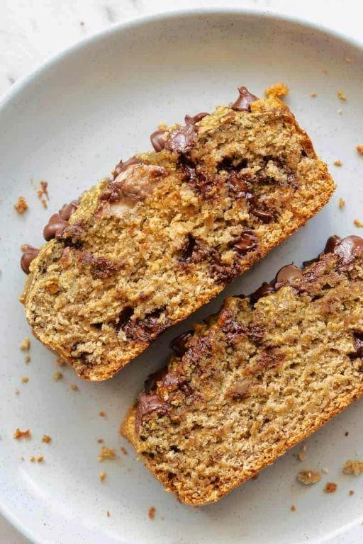 Healthy Oatmeal Banana Nut Bread