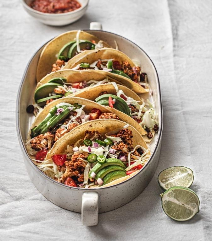Healthy Sheet Pan Cauliflower Tacos