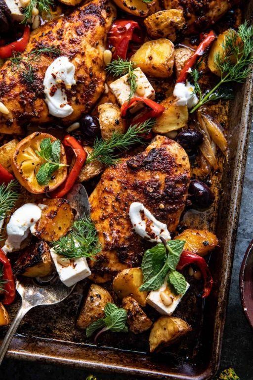Healthy Sheet Pan Greek Chicken and Potatoes