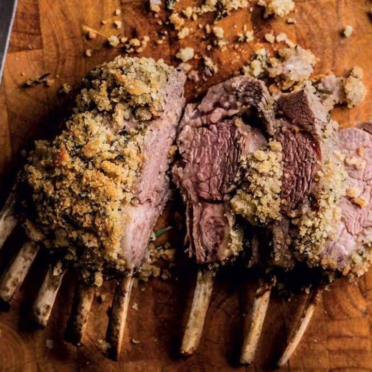 Herb Crusted Air Fryer Lamb Chops