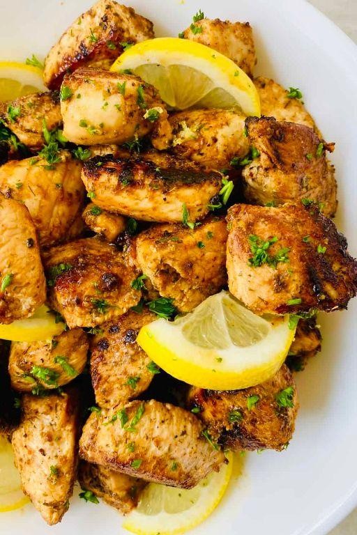 Herb and Lemon Chicken Chunks