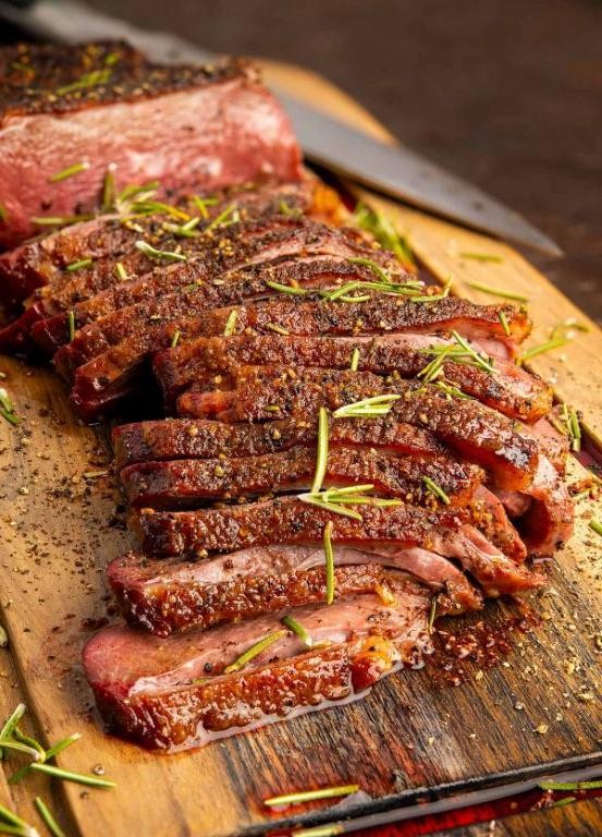 Herb-Crusted Roasted Goose Breast