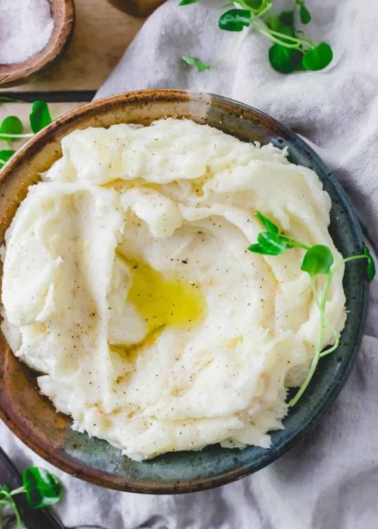 Herbed Cassava Mash with Garlic