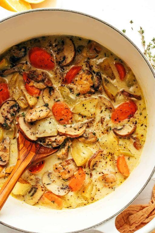 Herbed Lemon Chicken Stew