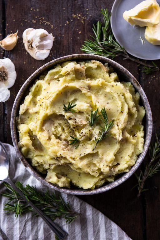 Herbed Mashed Potatoes with Rosemary and Thyme