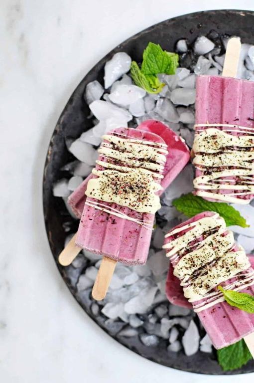 Hibiscus Tea Popsicles