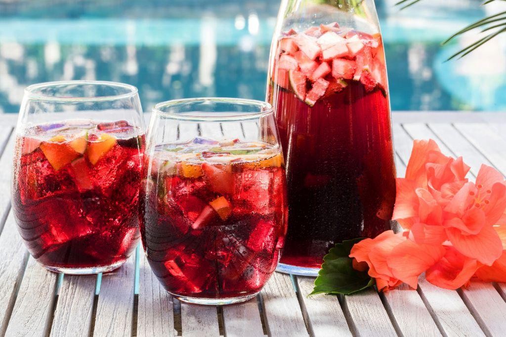 Hibiscus Tea Sangria