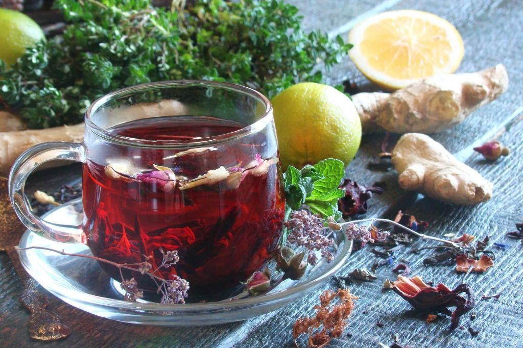 Hibiscus and Ginger Infusion