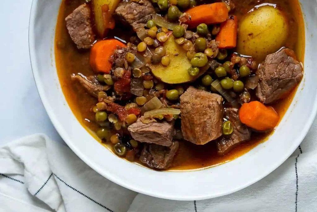 High-Protein Beef and Lentil Soup