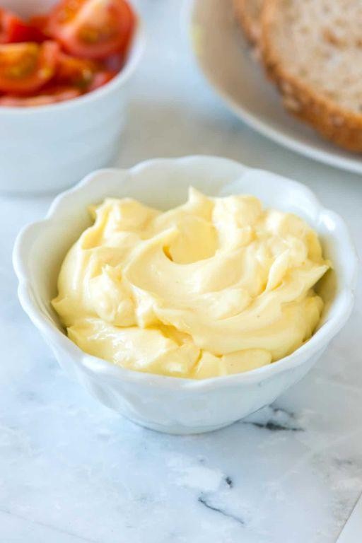 Homemade Egg Yolk Mayonnaise