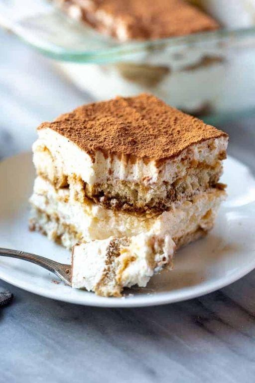 Homemade Tiramisu with Mascarpone Cream