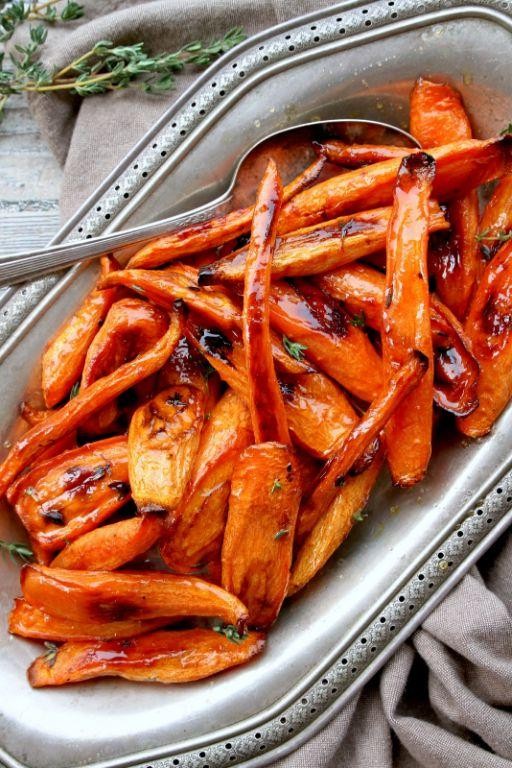 Honey Glazed Carrots with Thyme