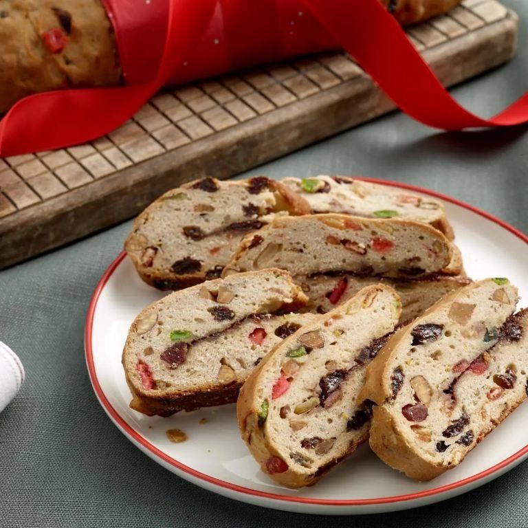 Honey Glazed Christmas Stollen
