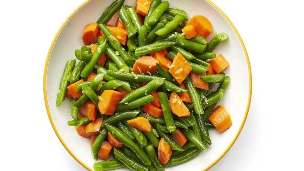 Honey Glazed Green Beans and Carrots