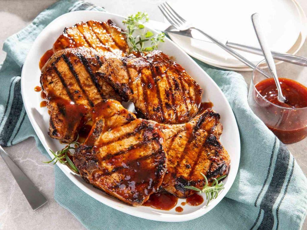 Honey Glazed Sweet Pork Chops