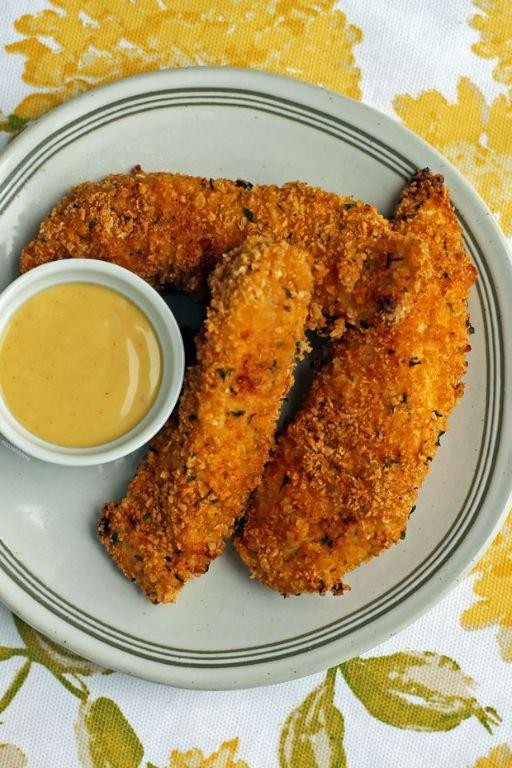 Honey Mustard Glazed Chicken Fingers