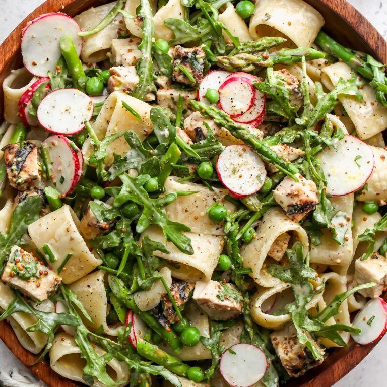 Honey Mustard Grilled Chicken Pasta Salad