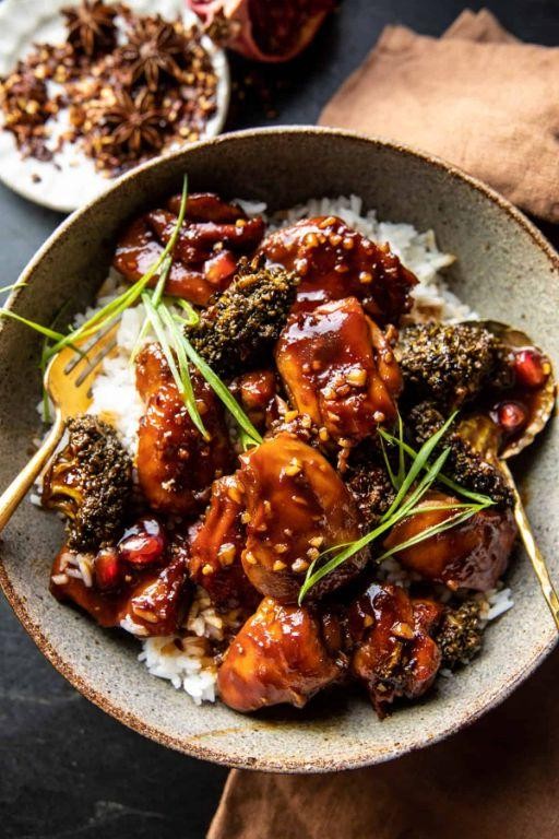 Honey Soy Glazed Chicken and Broccoli