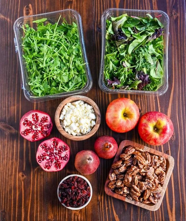 Honeycrisp Apple and Candied Pecan Salad
