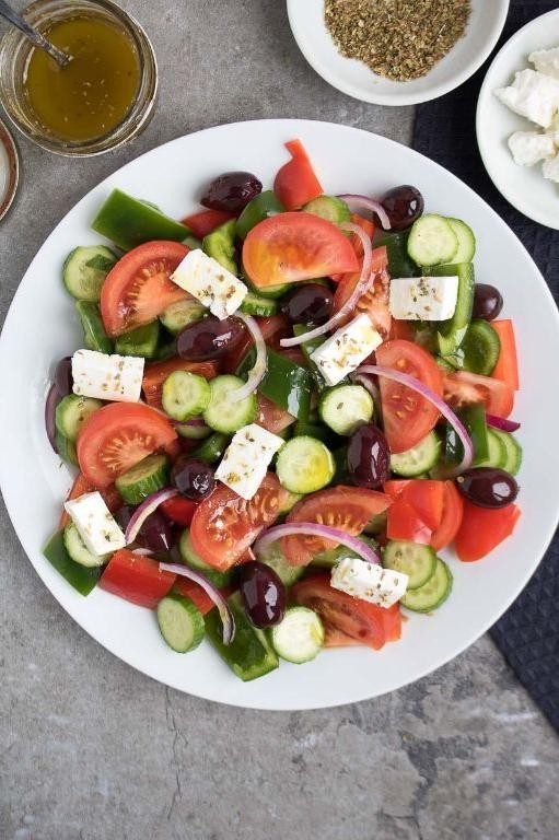 Horiatiki (Greek Village Salad)