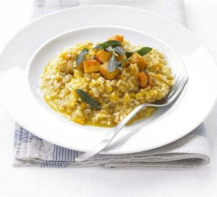Hubbard Squash and Sage Risotto