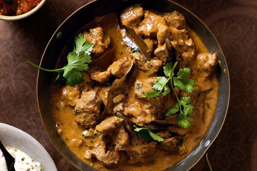 Indian Lamb Stew with Coconut Milk and Spices